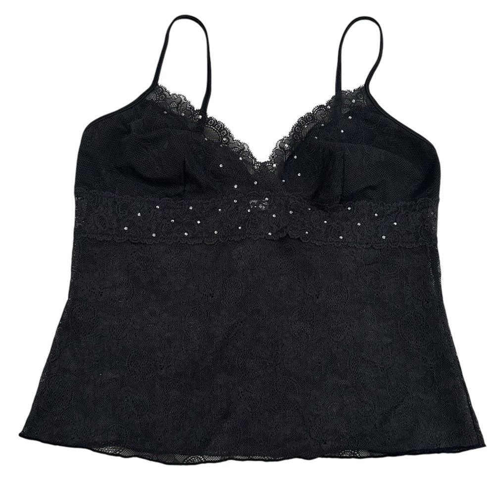 Victoria’s Secret vintage Y2K lace cami with rhinestones
